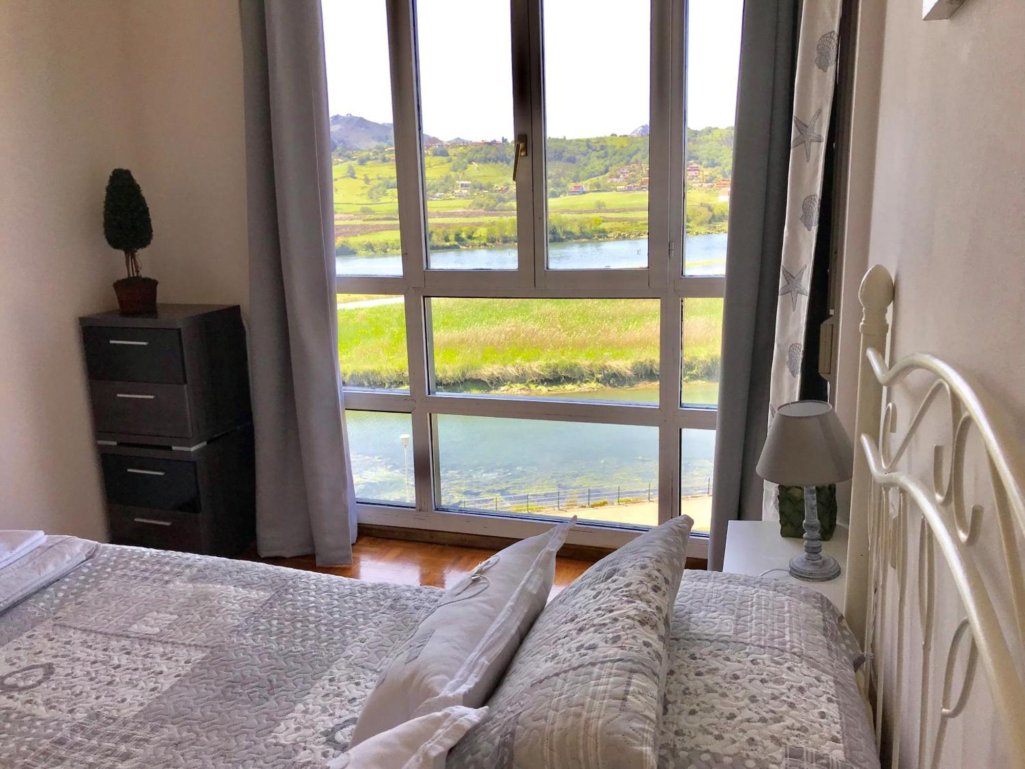 Apartamento Con Vistas Espectaculares Al Rio Sella Рибадеселья Экстерьер фото